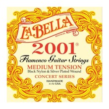 قیمت خرید فروش سیم گیتار کلاسیک لابلا La Bella 2001 Flamenco-Medium Tension