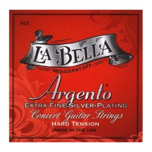 قیمت خرید فروش سیم گیتار کلاسیک لابلا La Bella SH Argento Extra Fine Silver Plating – Hard Tension