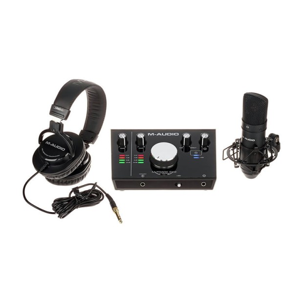 کارت صدا و پکیج استودیو ام آدیو M-Audio M-Track 2x2 Vocal Studio Pro