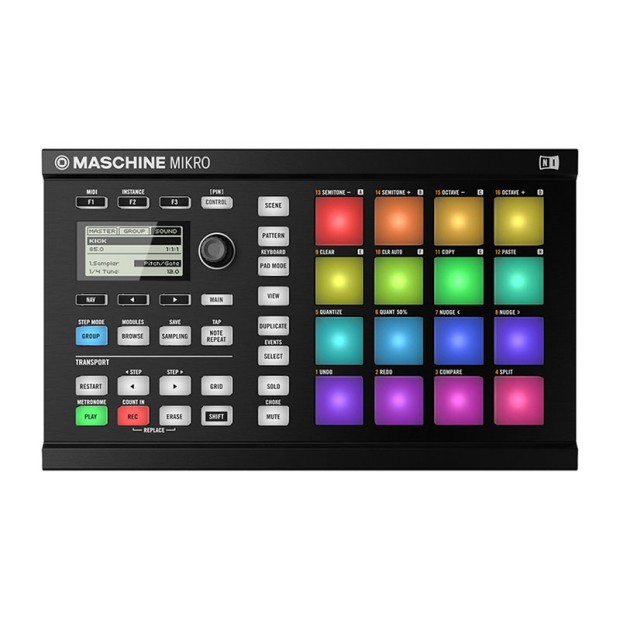 دی جی کنترلر نیتیو اینسترومنتز Native Instruments Maschine Mikro MKII Black
