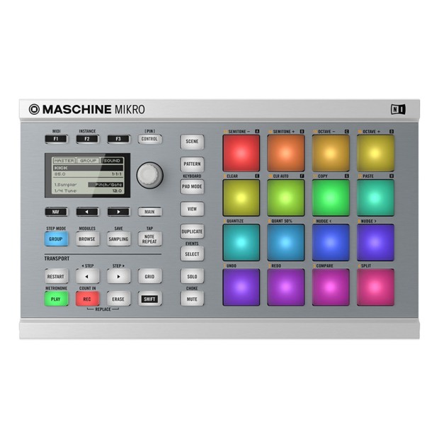 دی جی کنترلر نیتیو اینسترومنتز Native Instruments Maschine Mikro MKII White
