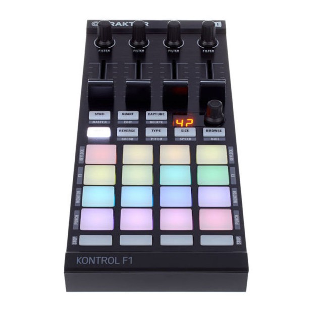 دی جی کنترلر نیتیو اینسترومنتز Native Instruments Traktor Kontrol F1 MK2