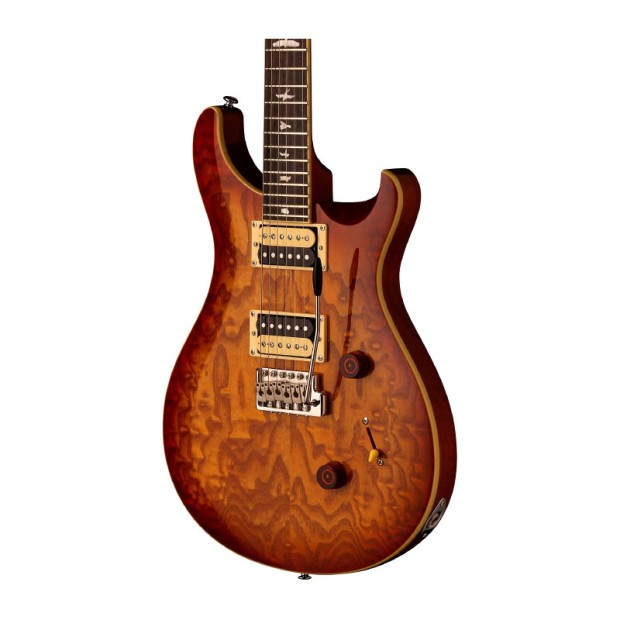 گیتار الکتریک پی آر اس PRS SE Custom 24 Exotic Top Burled Ash - Vintage Sunburst Indonesia