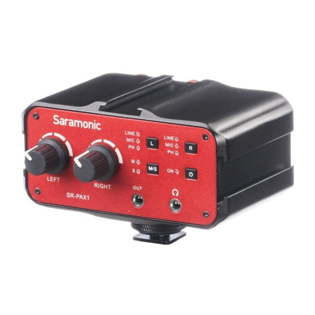 میکسر میکروفن مخصوص دوربین سارامونیک Saramonic SR-PAX1