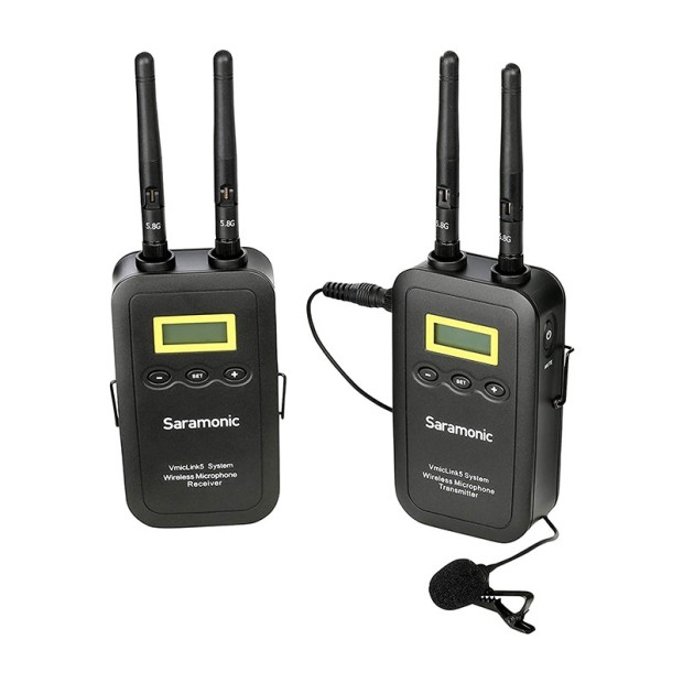 میکروفن بیسیم سارامونیک Saramonic VmicLink5 HiFi System TX + RX
