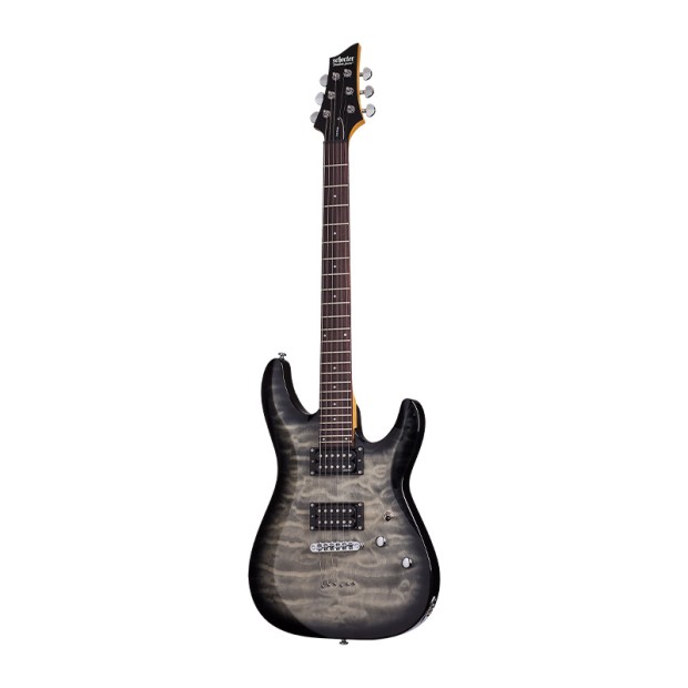 گیتار الکتریک شکتر Schecter C 6 Plus Charcoal Burst