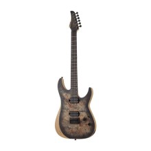 قیمت خرید فروش گیتار الکتریک شکتر Schecter Reaper-6 Satin Charcoal Burst SKU #1500