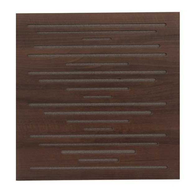 پنل آکوستیک شاینینگ ساند Shining Sound Wave Wood Walnut