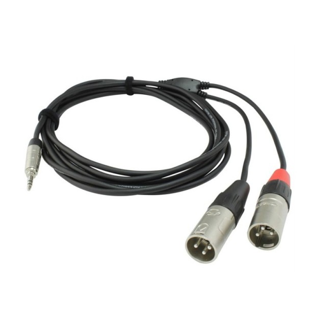 کابل رابط تی ام گروپ TM Group TRS 3.5 To 2X XLR 3m