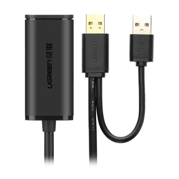 کابل رابط یوگرین UGREEN USB 2.0 Active Extension Cable 10m US137 20214