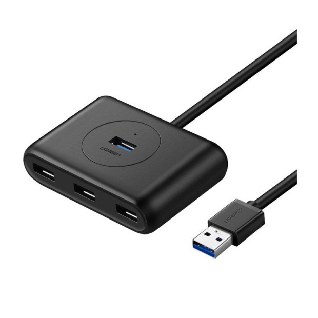 هاب یوگرین UGREEN USB 3.0 A 4 Ports HUB Black 50cm CR113 20290