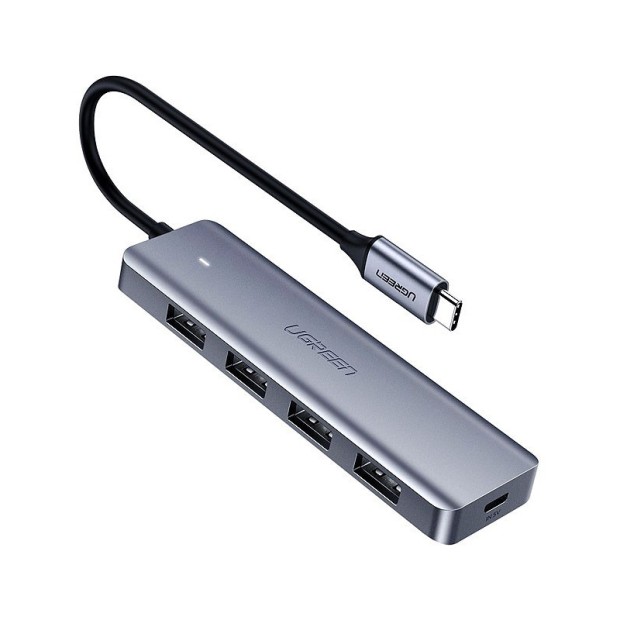 هاب یوگرین UGREEN USB-C 3.0 to 4 Ports HUB CM219 70336