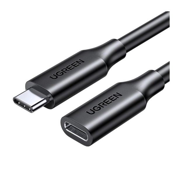 کابل رابط یوگرین UGREEN USB-C 3.1 Extension Cable Black 1m US353 10387