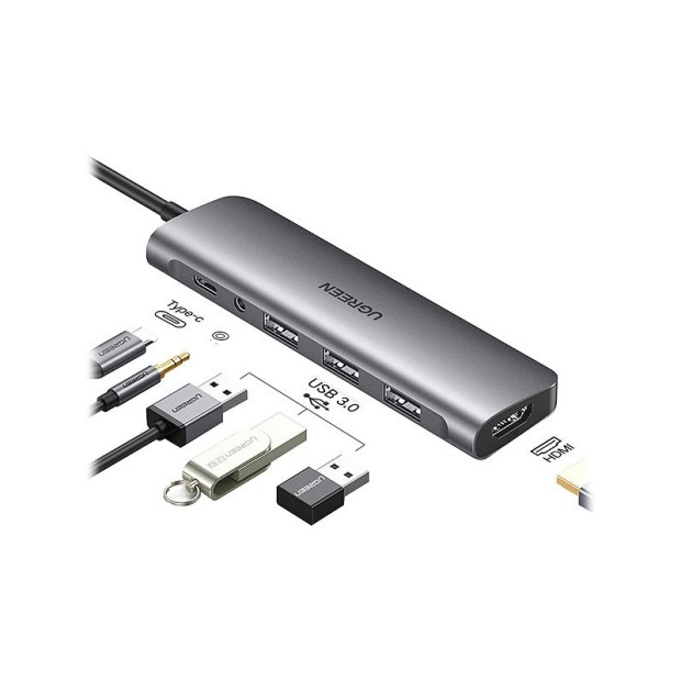 هاب یوگرین UGREEN USB-C to HDMI CM136 80132