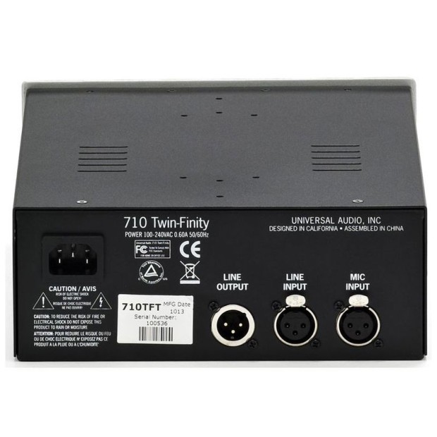 پری آمپ یونیورسال آدیو Universal Audio 710 Twin-Finity