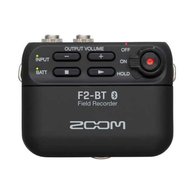 رکوردر بلوتوث یقه‌ای زوم ZOOM F2 BT Black