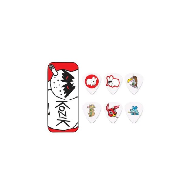 پیک گیتار دانلوپ Dunlop BL109T73 .73mm Frank Kozik Series 1 Guitar Pick Tin