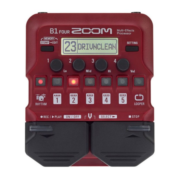 افکت گیتار الکتریک زوم ZOOM B1 Four