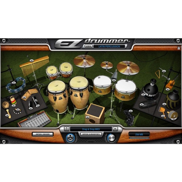 وی اس تی پلاگین تون ترک Toontrack Latin Percussion EZX