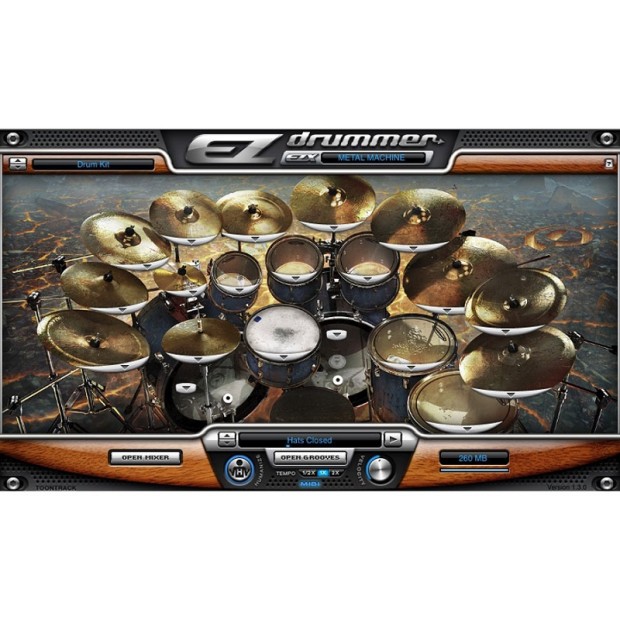 وی اس تی پلاگین تون ترک Toontrack Metal Machine EZX