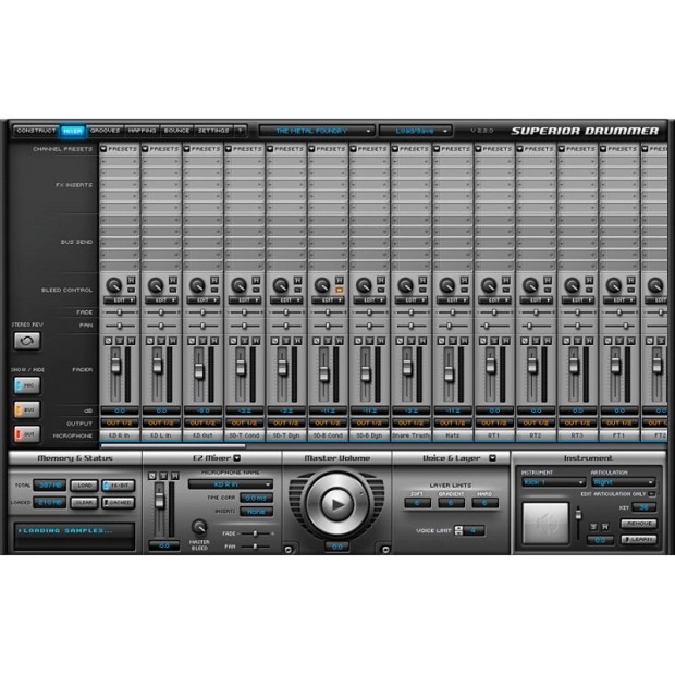 وی اس تی پلاگین تون ترک Toontrack The Metal Foundry SDX