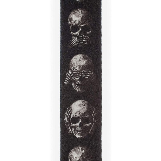 بند گیتار داداریو D'Addario Alchemy Guitar Strap, Muted Skulls