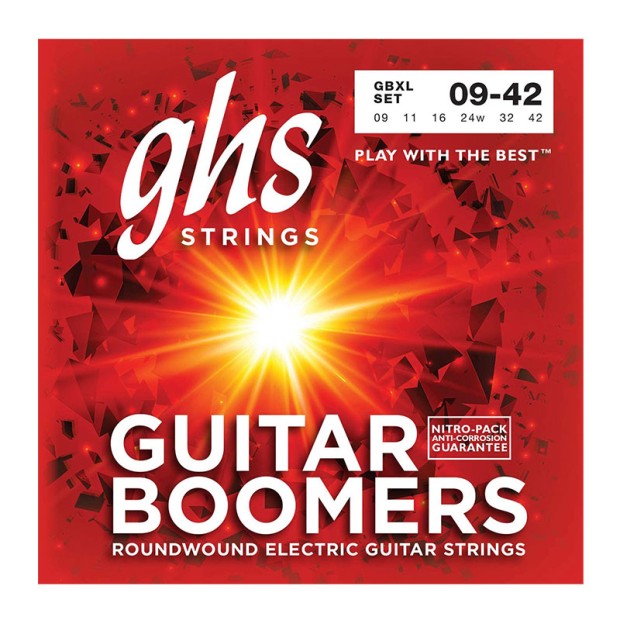 سیم گیتار الکتریک جی اچ اس GHS GBL Guitar Boomers Electric Guitar Strings 09-42