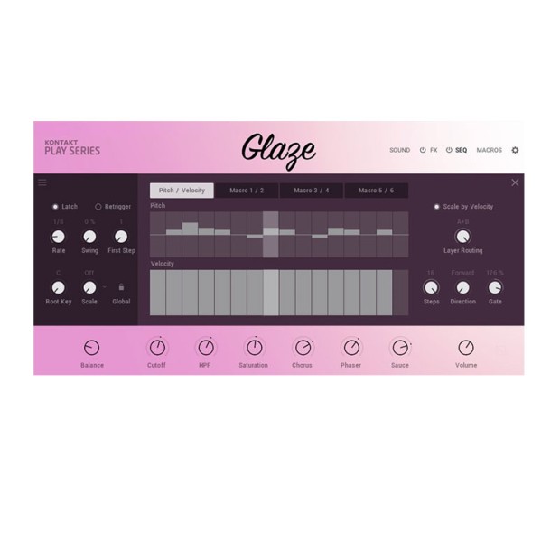 وی اس تی پلاگین نیتیو اینسترومنتز Native Instruments Play Series: Glaze