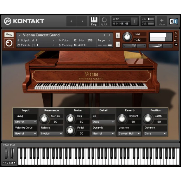 وی اس تی پلاگین نیتیو اینسترومنتز Native Instruments Vienna Concert Grand