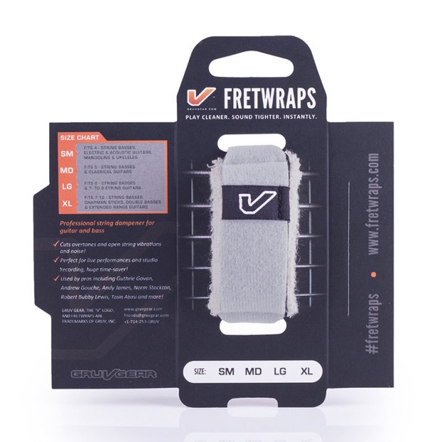 فرت رپ گروو گیر Gruv Gear Fret Wrap SM Stone (White)