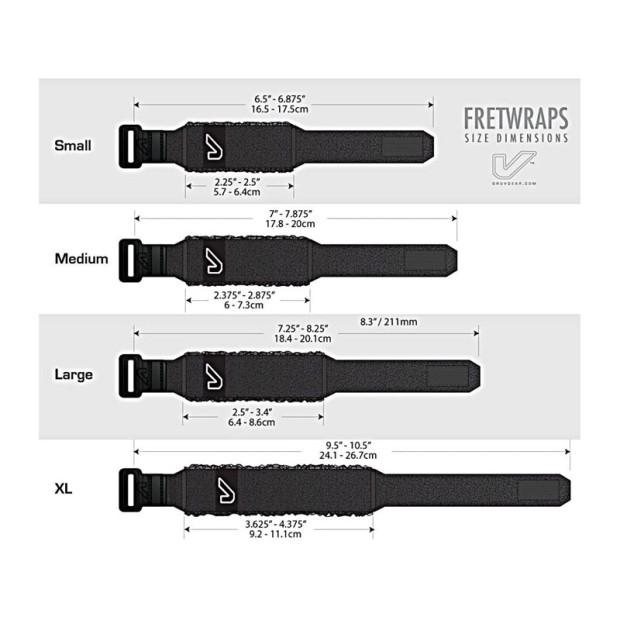 فرت رپ گروو گیر Gruv Gear Fret Wrap SM Flare (Red)