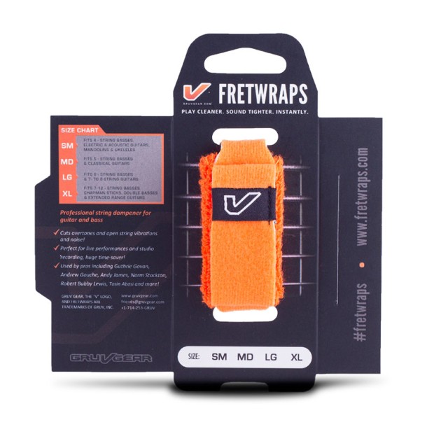 فرت رپ گروو گیر Gruv Gear Fret Wrap MD Flare (Orange)
