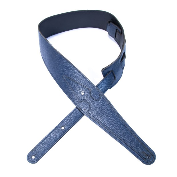 بند گیتار تی ام گروپ TM Group Leather Strap S01 - Dark Blue