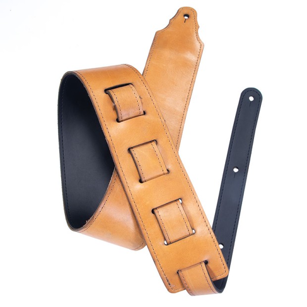 بند گیتار تی ام گروپ TM Group Leather Strap F01 - Honey Blonde