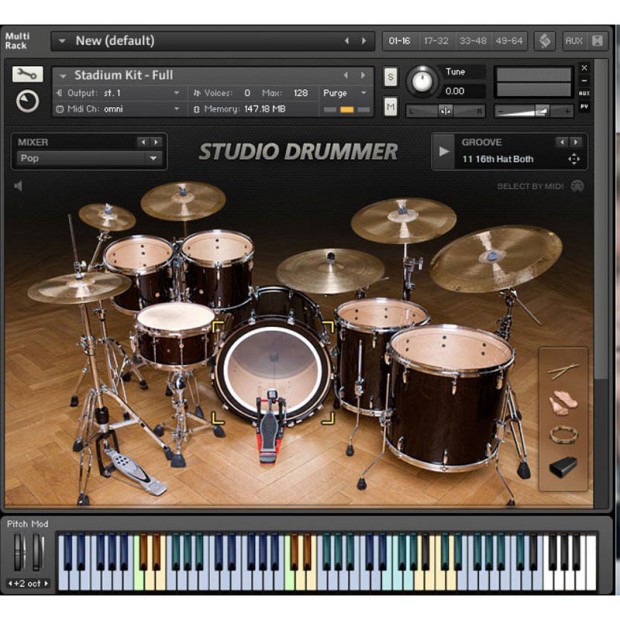 وی اس تی  نیتیو اینسترومنتز Native Instruments Studio Drummer