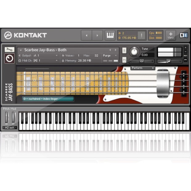 وی اس تی پلاگین نیتیو اینسترومنتز Native Instruments Scarbee Jay-Bass