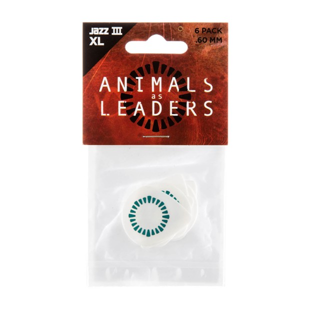 پیک گیتار دانلوپ Dunlop AALP03 0.60mm Tosin Abasi Tortex Jazz III XL White Guitar Pick Single Pack