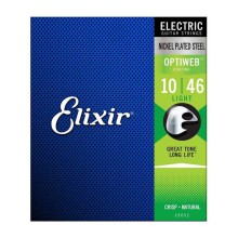 قیمت خرید فروش سیم گیتار الکتریک الکسیر Elixir Optiweb Electric Nickel Plated Steel 10-46
