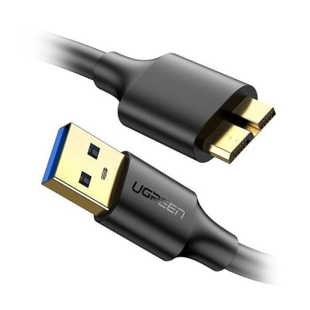 کابل رابط یوگرین UGREEN USB A 3.0 to Micro USB HDD 0.5m Black US130 10840