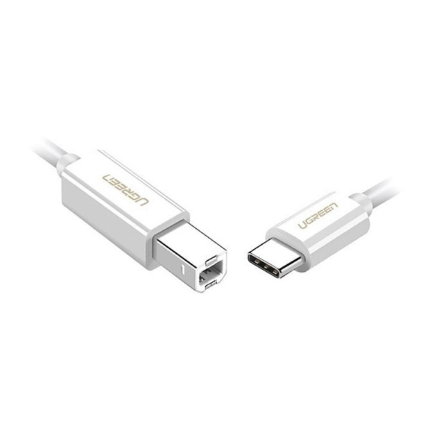 کابل رابط یوگرین UGREEN USB Type B Printer to Type C 1.5m White US241