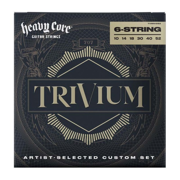 سیم گیتار الکتریک دانلوپ Dunlop Trivium Lab Series 10-52