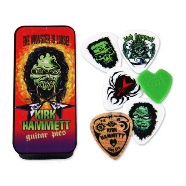 پیک گیتار دانلوپ Dunlop Kirk Hammett Monster Pick Tin