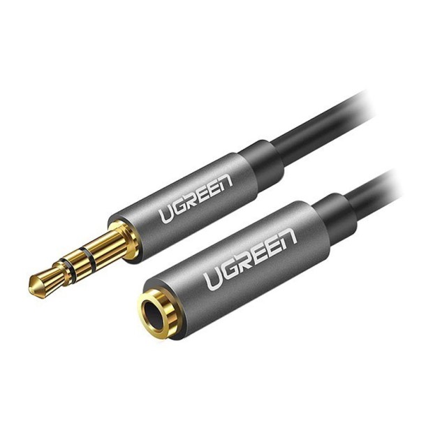 کابل رابط یوگرین UGREEN TRS to TRS Male to Female Extension Cable 1m Black AV118