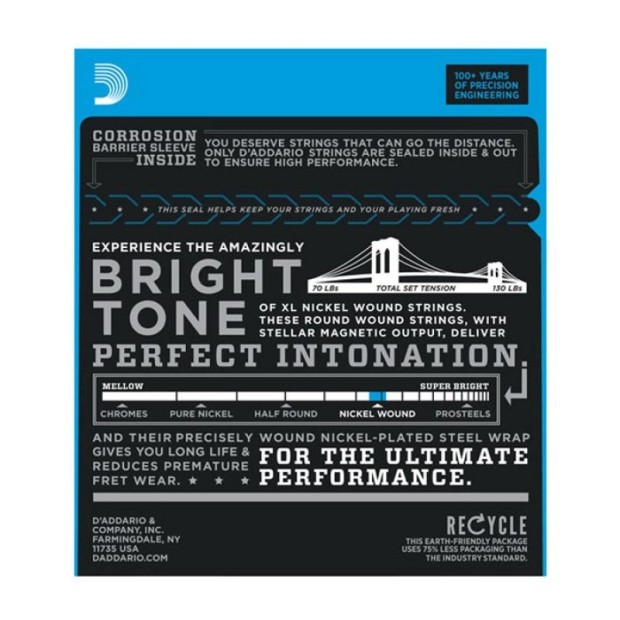 سیم گیتار الکتریک داداریو D'Addario EXL148