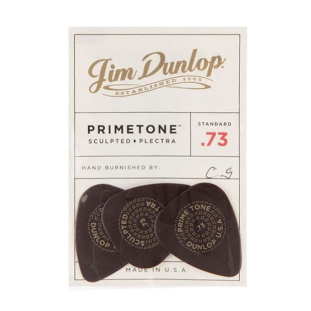 پیک گیتار دانلوپ Dunlop Primetone Standard Sculpted Plectra 0.73mm 3-Pack