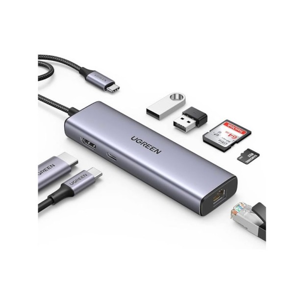 هاب یوگرین UGREEN USB-C 7-In-1 Multifunction Adapter CM512