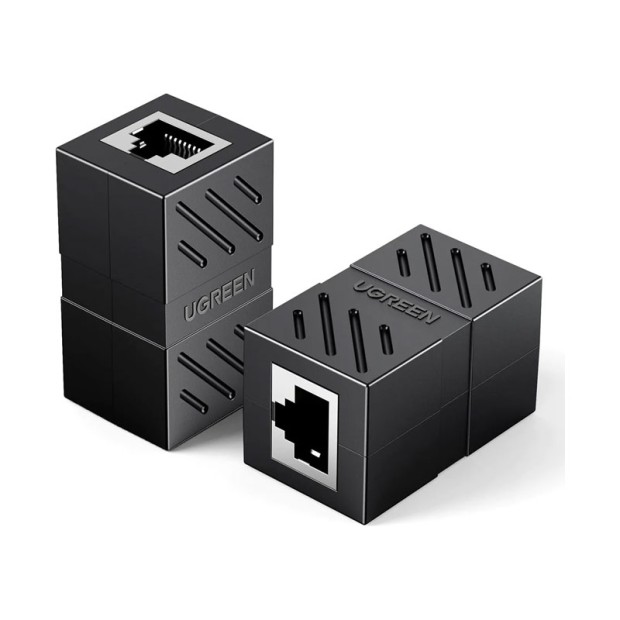 کابل تبدیل یوگرین UGREEN RJ45 Ethernet Cable Extender Adapter Black NW114