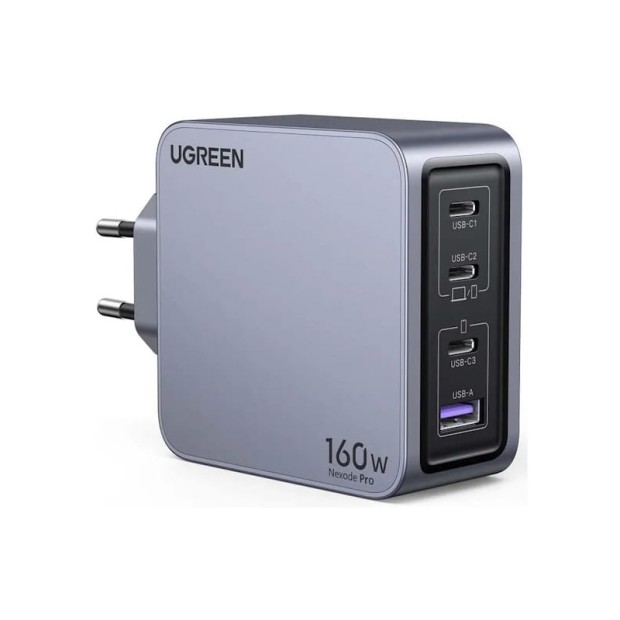 شارژر لپ‌تاپ یوگرین UGREEN Nexode Pro 160W 4-Port GaN Fast Charger X763 25877