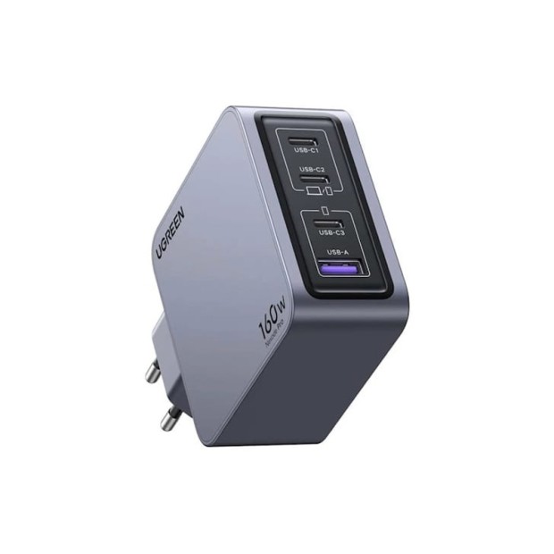 شارژر لپ‌تاپ یوگرین UGREEN Nexode Pro 160W 4-Port GaN Fast Charger X763 25877