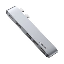 قیمت خرید فروش هاب یوگرین UGREEN 5-in-1 Multifunction Adapter 2xUSB-C to USB-C PD CM251 60559